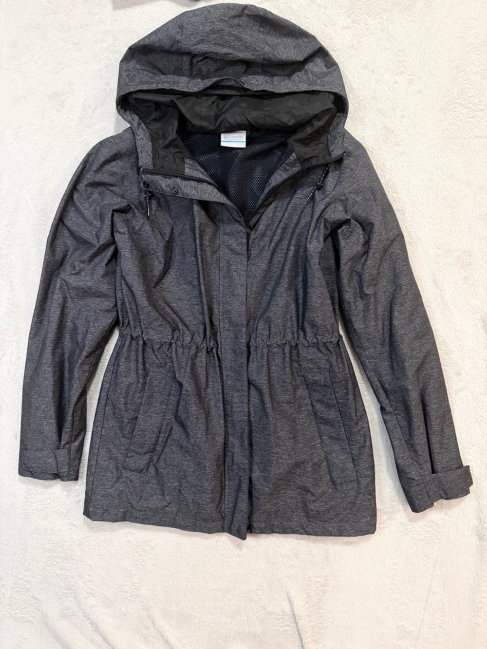 Columbia Womens Hooded Utility Jacket - Charcoal Gray